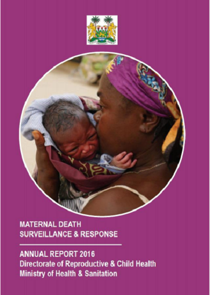 Maternal Deaths Surveillance and Response Report (2017)